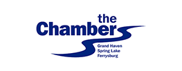logo for the chambers on a white background