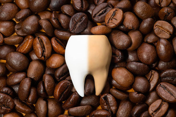 coffee stained tooth
